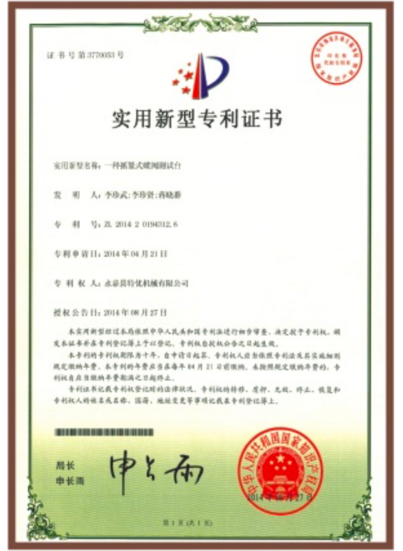 A hydraulic valve grinding machine