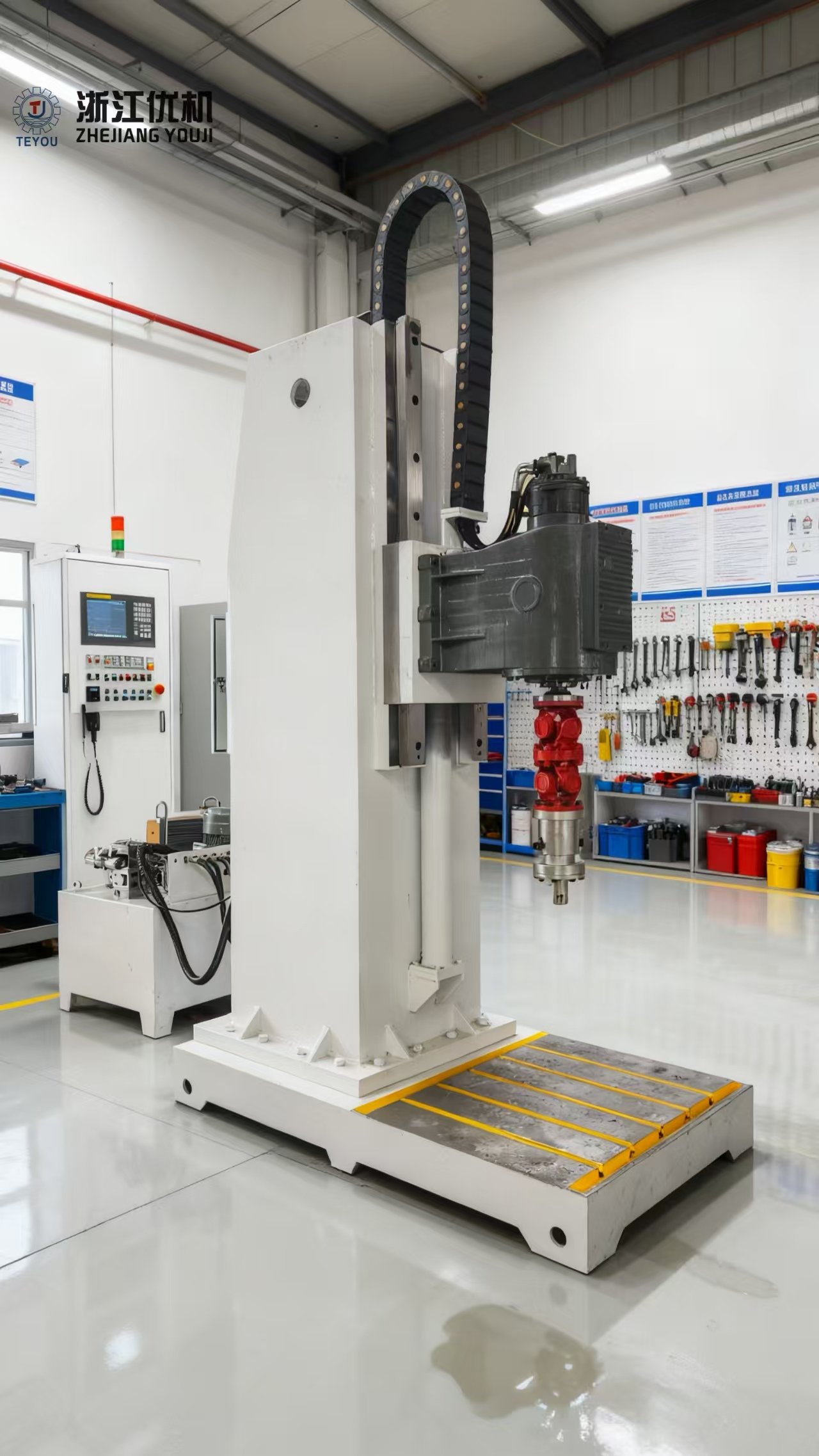 JLX-400 Hard-Sealed Plug Valve Lapping Machine (DN200–DN400) - Image 4