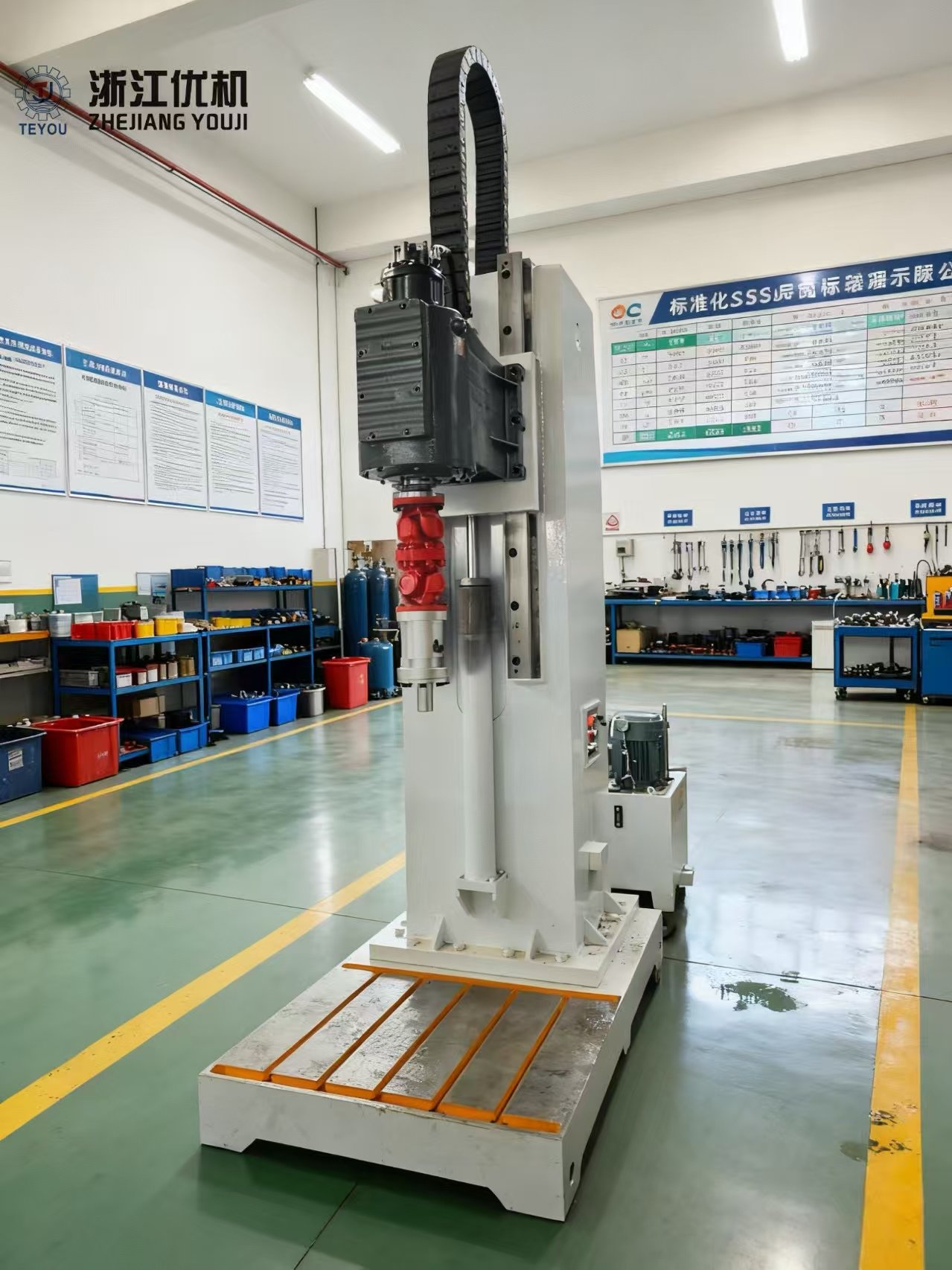 JLX-400 Hard-Sealed Plug Valve Lapping Machine (DN200–DN400) - Image 3